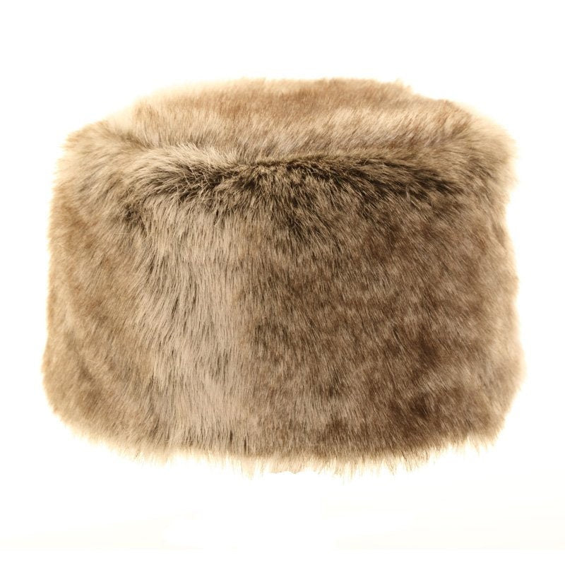 Furry Luxury Brown Faux Fur Cossack Hat Adults' Women Ladies Winter Christmas gift