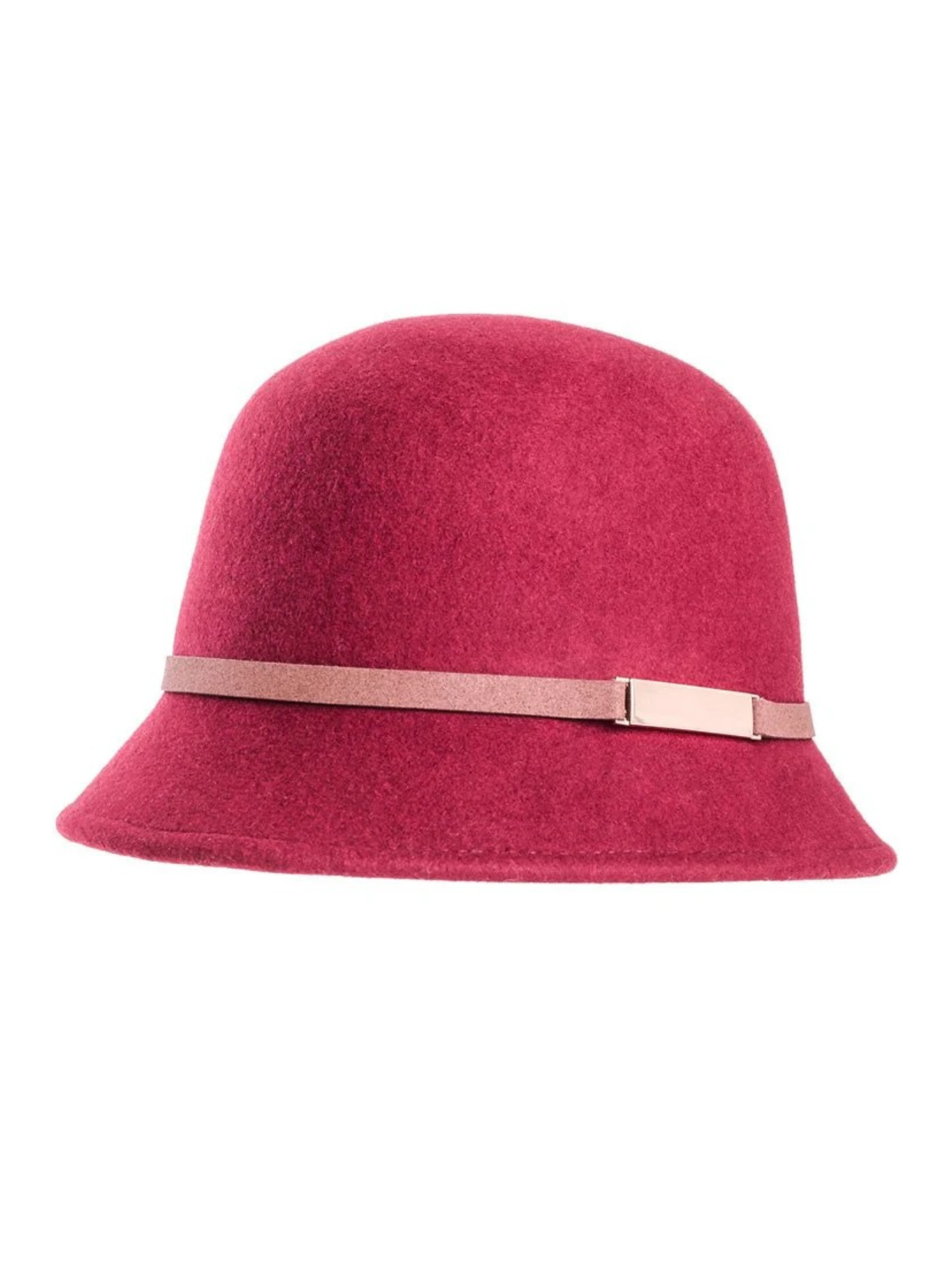 Vintage-Inspired 100% Wool Cloche Hat - Maroon or Black, Adjustable Fit Christmas gift