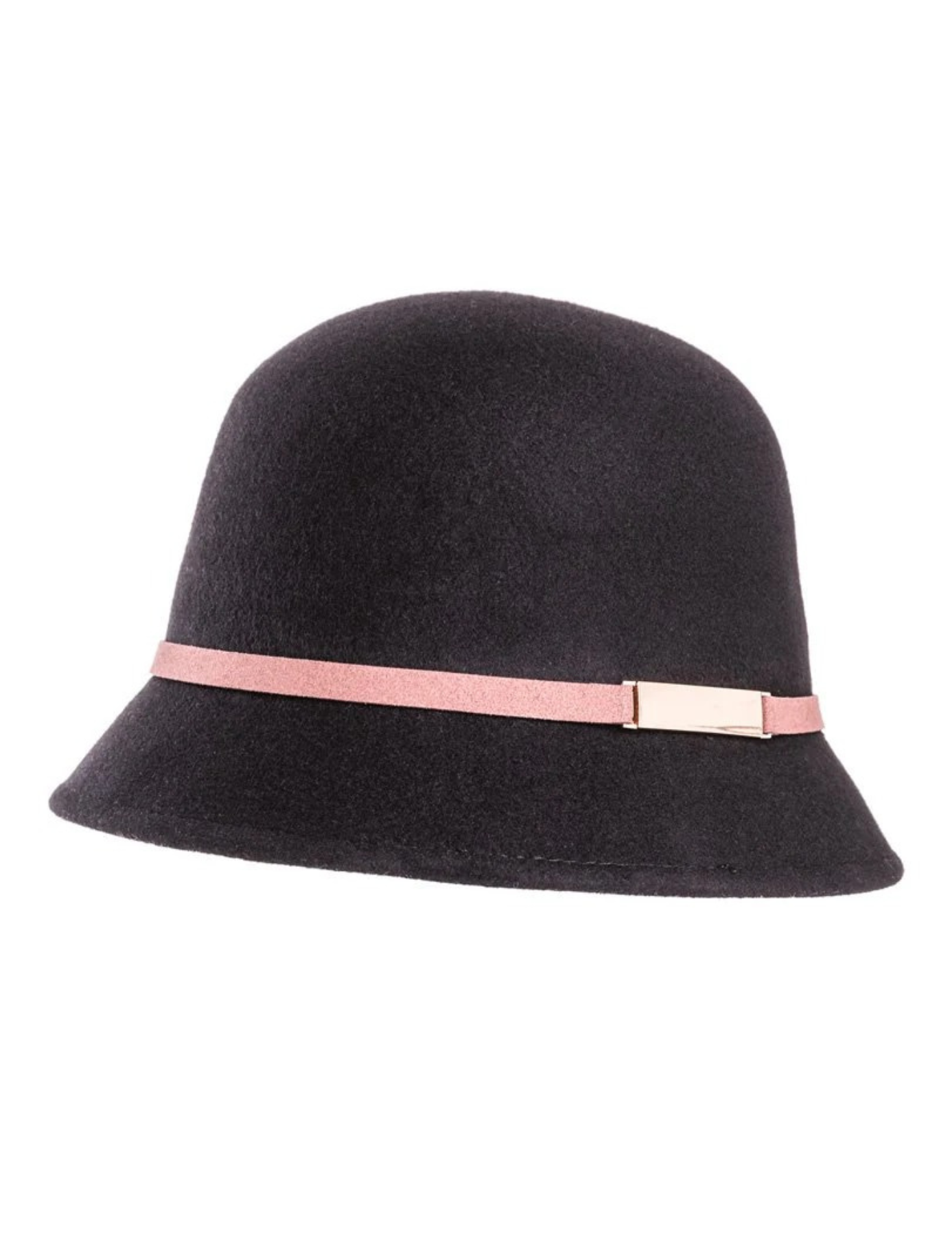 Vintage-Inspired 100% Wool Cloche Hat - Maroon or Black, Adjustable Fit Christmas gift