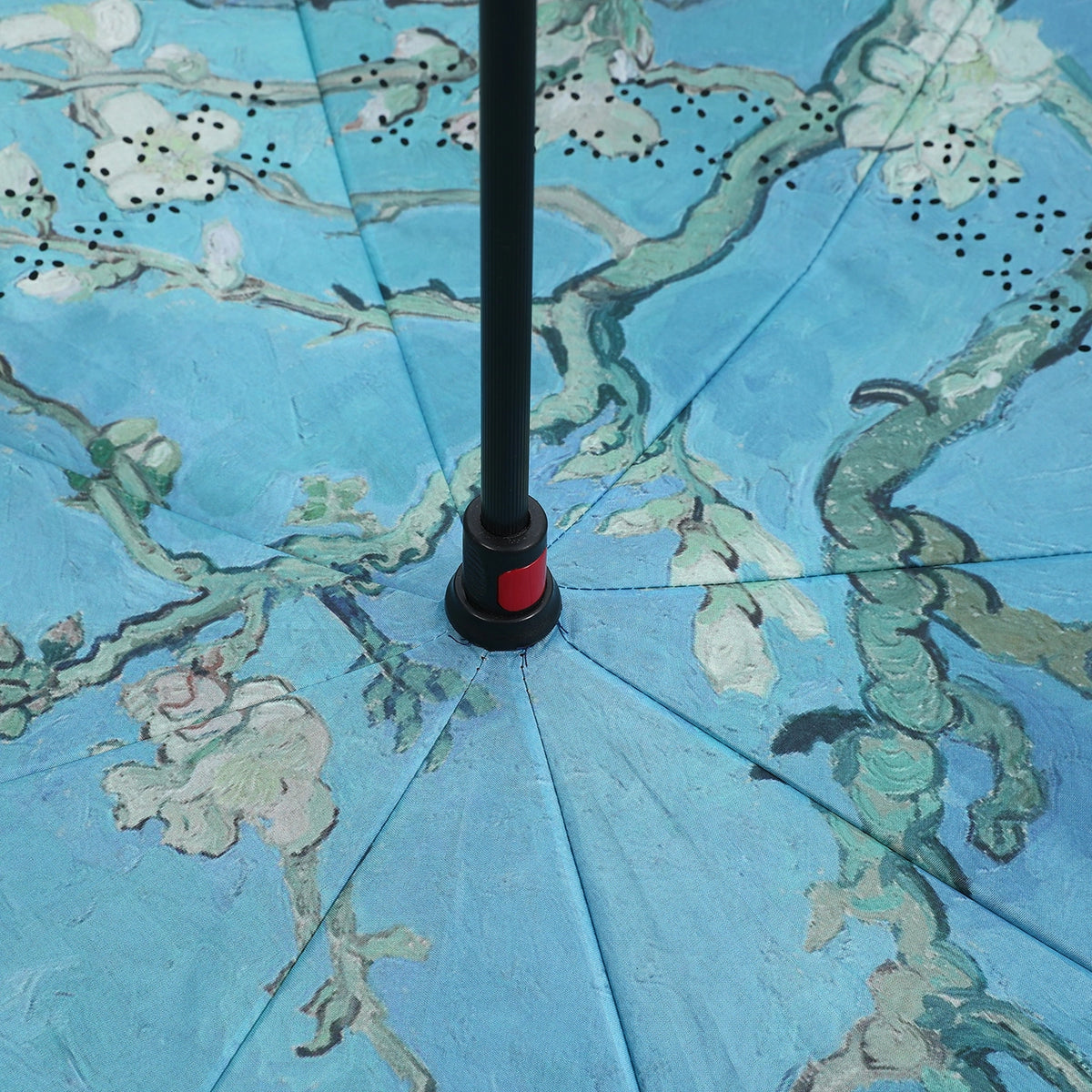 Vincent van Gogh Almond Blossom Upside-Down Umbrella – Aqua Blue