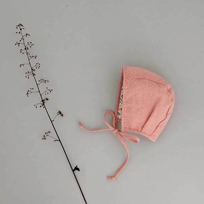 Reversible Coastal Blooms Danish Bonnet Pink