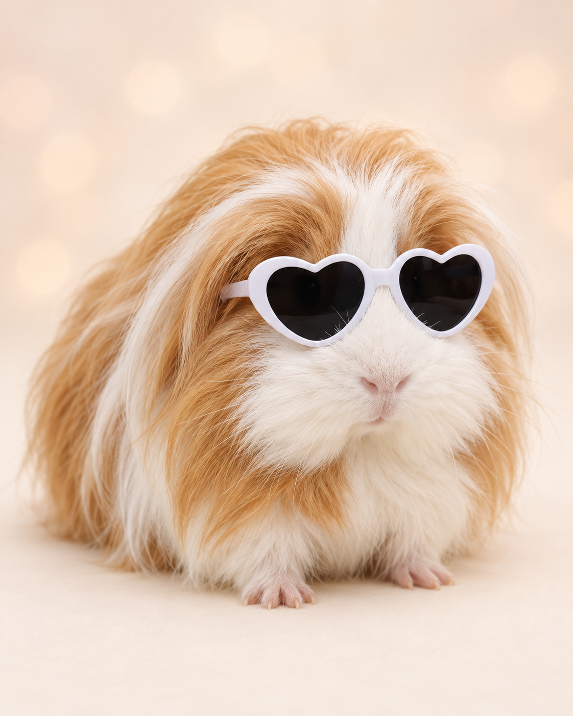 Pet sunglasses Guinea Pig Cat Rabbit Animal Small Dog Heart Glasses Kitten Halloween