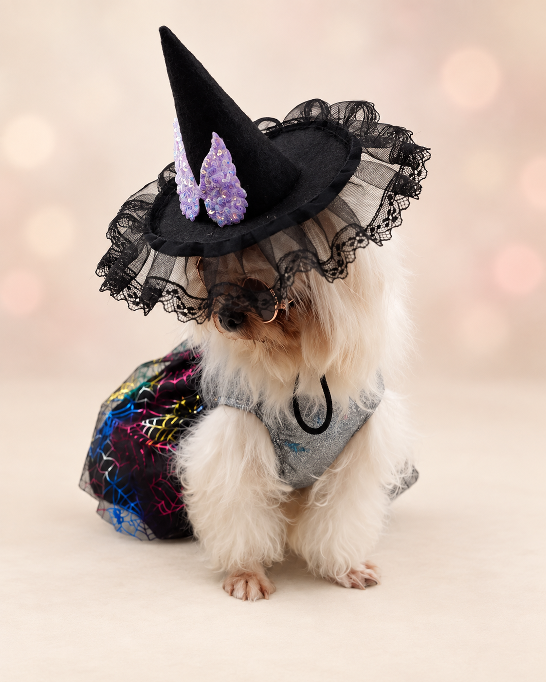 Dog Lady Hat Adjustable  Animal Chihuahua Pomeranian Yorkshire Terrier Dog Cat