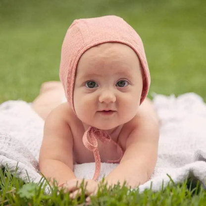Reversible Coastal Blooms Danish Bonnet Pink