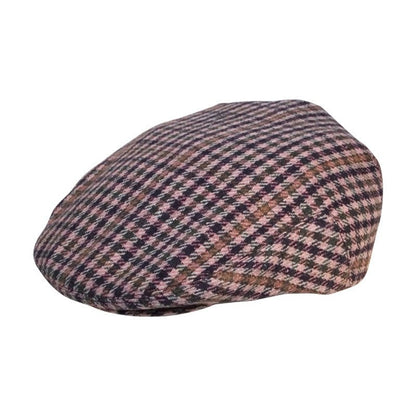 Boys' Tweed Flat Wool Cap Dark Fancy 2 to 12 years