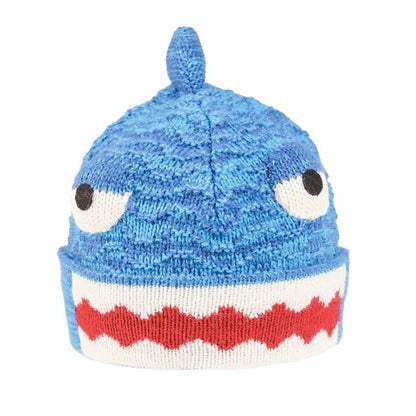 Kids Knit Shark Animal Hat