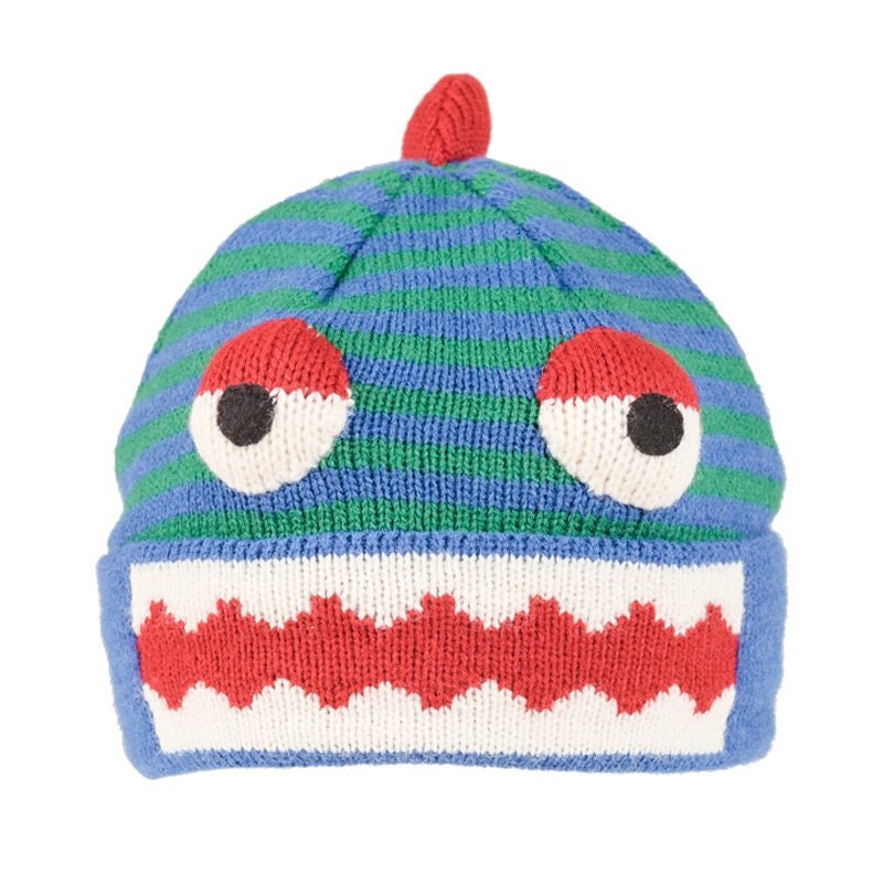 Kids Knit Monster or Dinosaur Hat