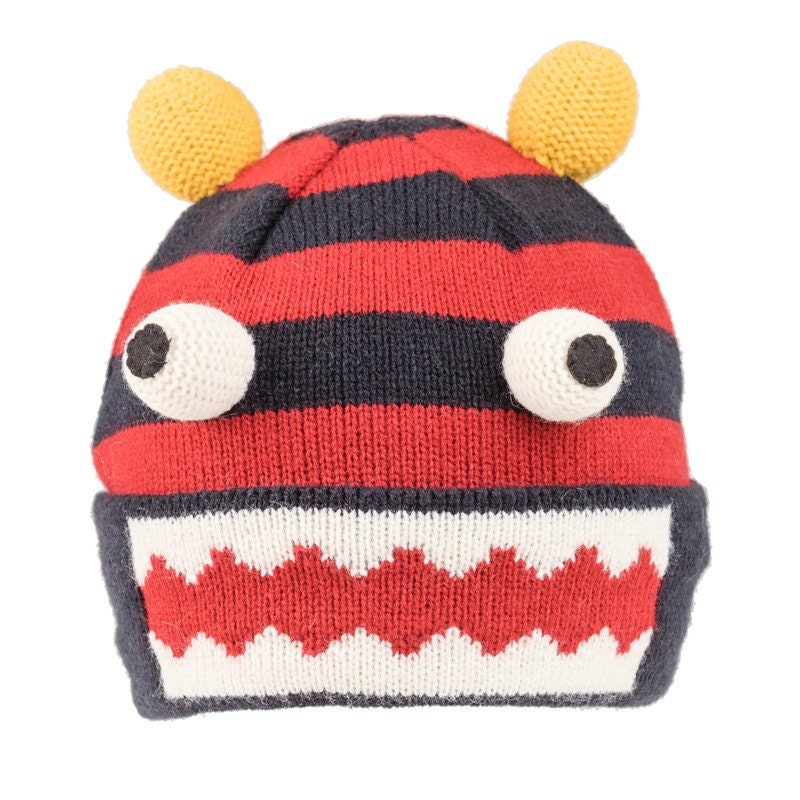 Kids Knit Monster or Dinosaur Hat