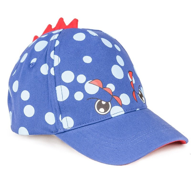 Personalised Children Summer Baseball Dinosaur Hat 2-4  years personalized gift