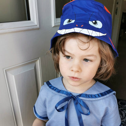 Personalised Kids Baby Shark Bucket Hat personalized 2-4 Years