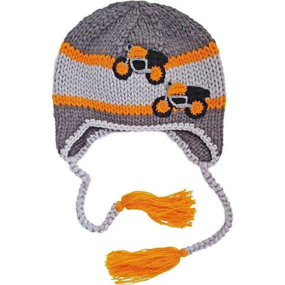 Kids Boy Motorcycles Earflap Beanie 2-6 years