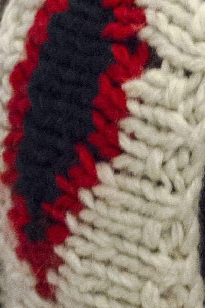 Hand-Knitted Cream Winter Headband - Cozy Wide Ear Warmer Fashion Accessory for Women Classic Neutral Style Red Glasses