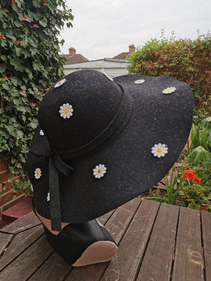 Floppy Brim felt Hat, wide brim floppy hat, fashion hat, winter hat, fall hat, Women hat, dress hat, vacation hat, hat for women