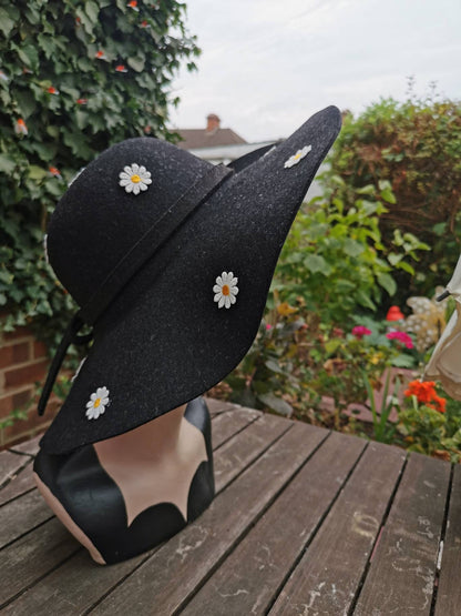 Floppy Brim felt Hat, wide brim floppy hat, fashion hat, winter hat, fall hat, Women hat, dress hat, vacation hat, hat for women