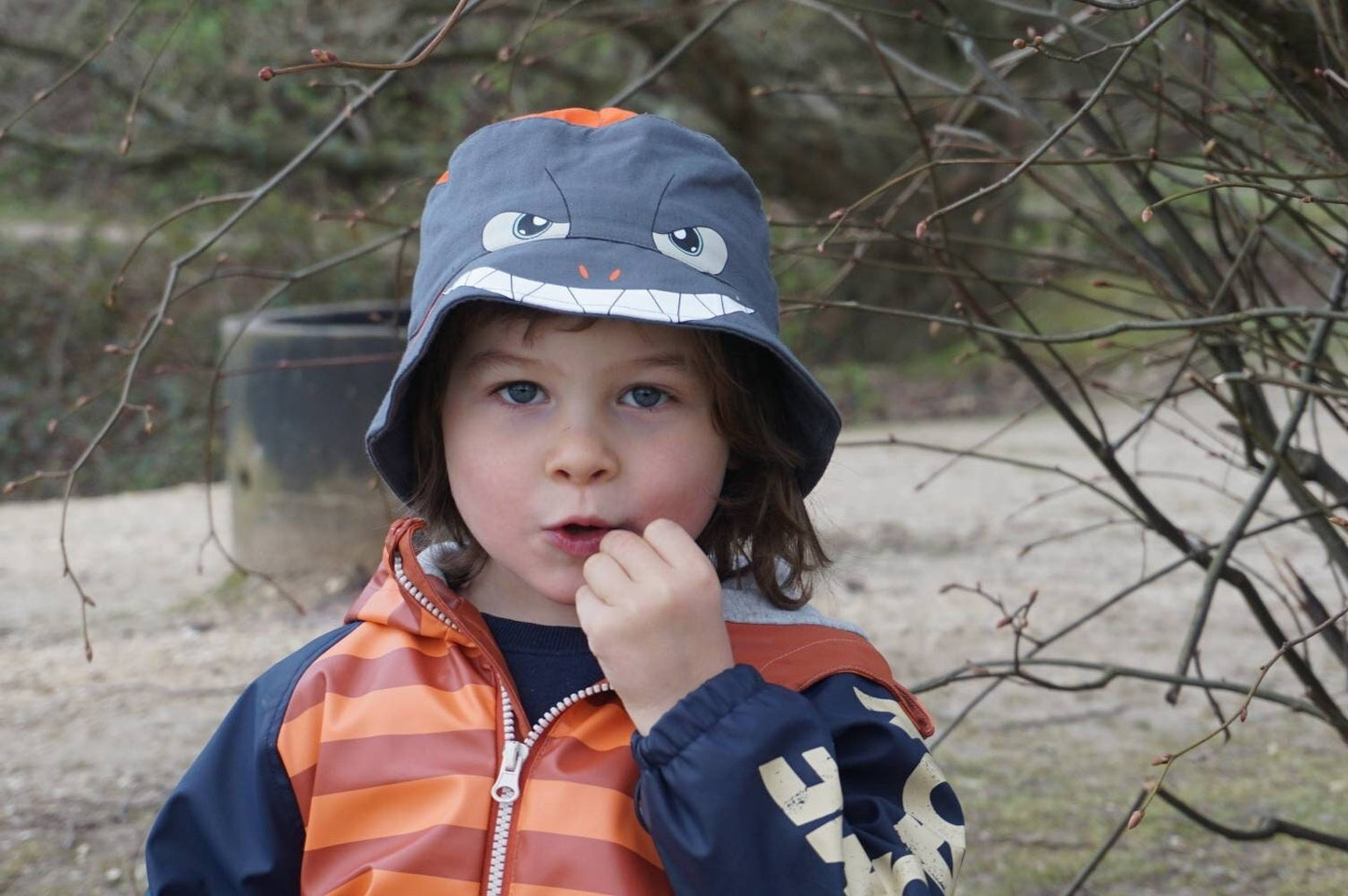 Personalised Kids Baby Shark Bucket Hat personalized 2-4 Years