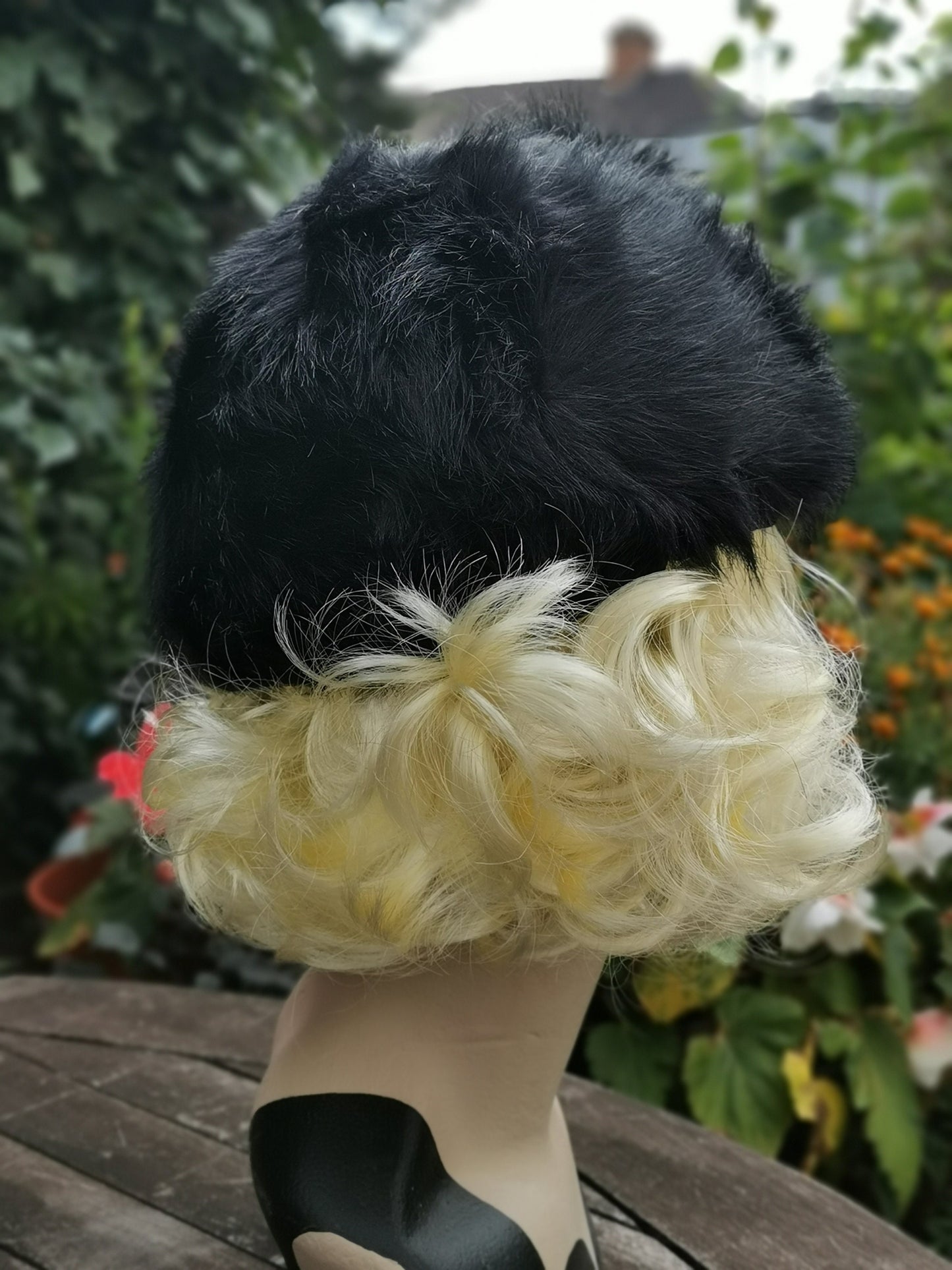 Furry Black Faux Fur Cossack Hat Adults' Women Men Ladies Unisex Winter Gift