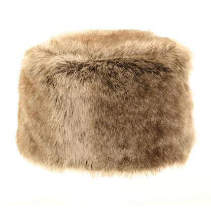 Furry Luxury Brown Faux Fur Cossack Hat Adults' Women Ladies Winter Christmas gift