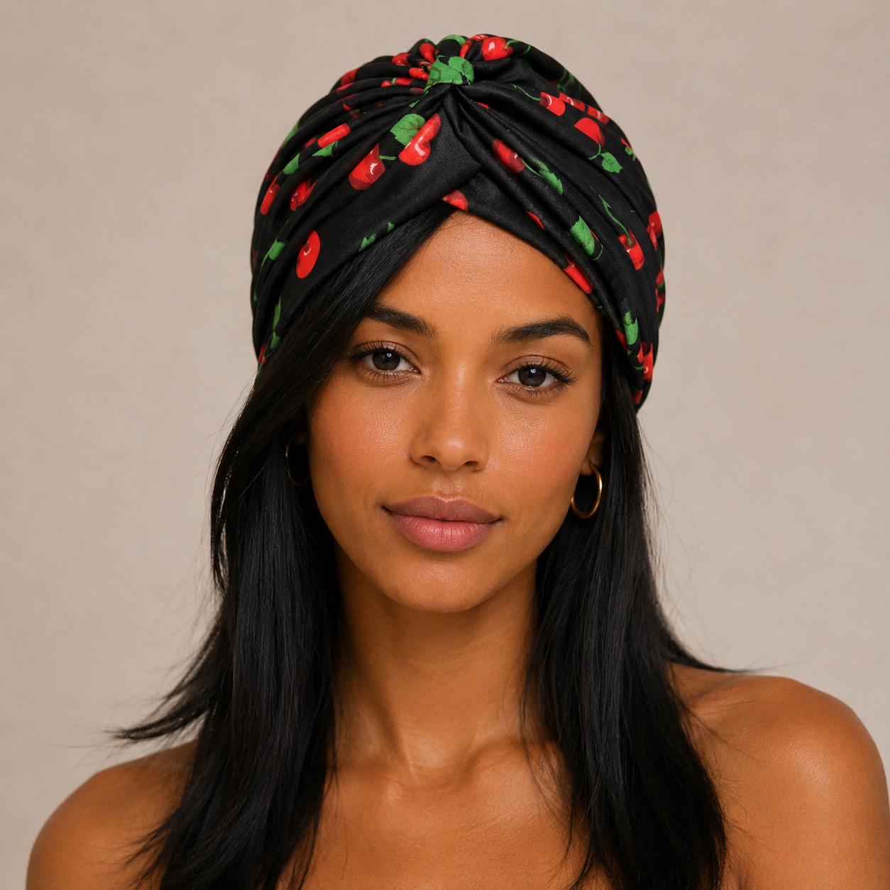 Cherry Blossom Vintage Turban