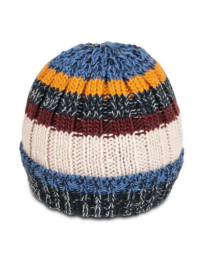 Men's Chunky Knit Ski Hat Beanie with Fleece Lining