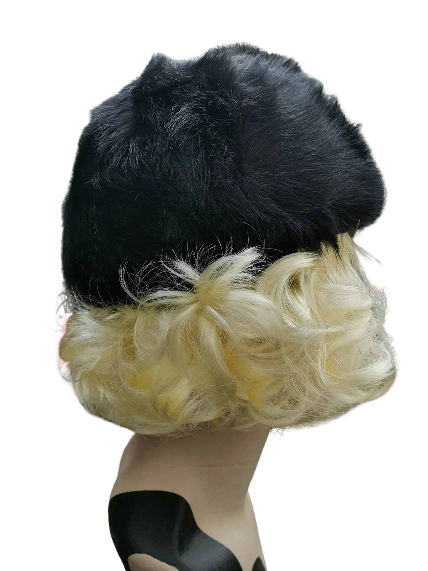 Furry Black Faux Fur Cossack Hat Adults' Women Men Ladies Unisex Winter Gift