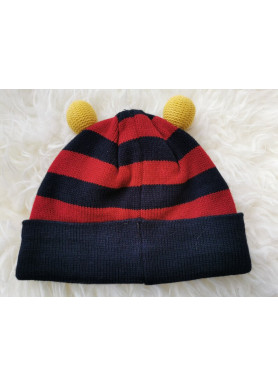 Kids' Red Monster Beanie Hat